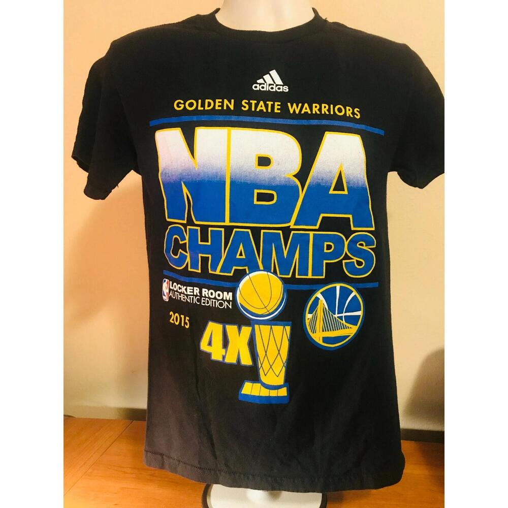Golden State Warriors Nba Champs Locker Room Edition T Shirt Small